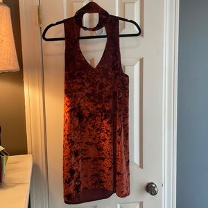 Show me your Mumu velvet dress